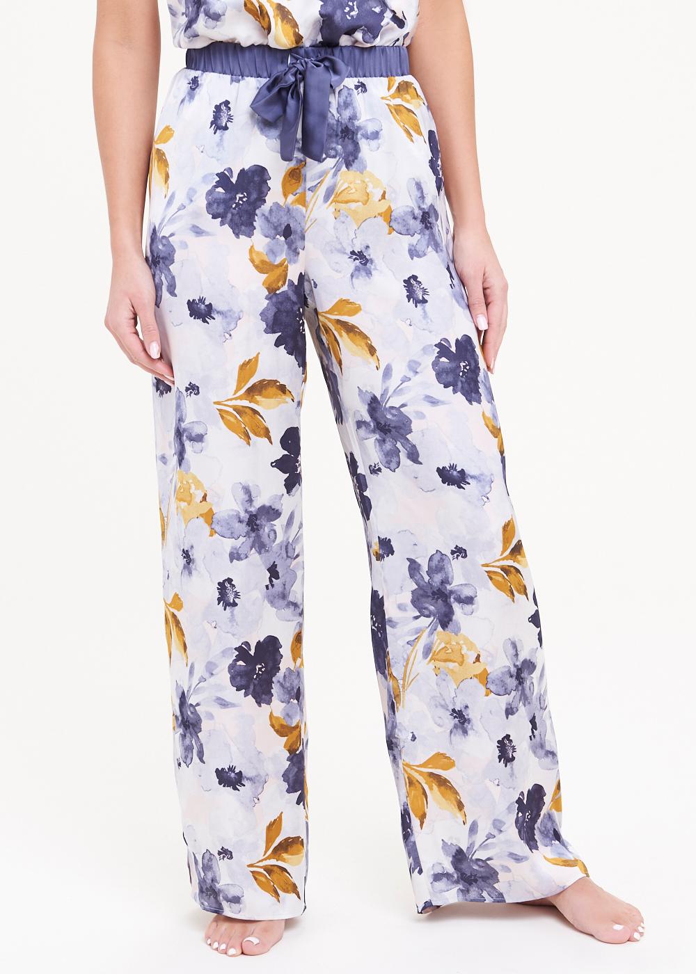 Floral Satin Pyjama Bottoms| Nightwear | Matalanme