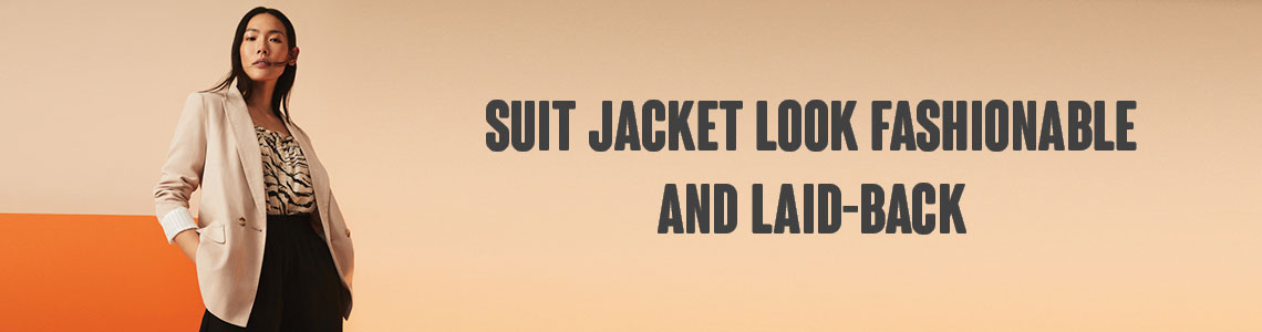How should a suit jacket be styled casually?